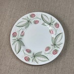 スージークーパー「ワイルドストロベリー プレート16.7cm」イギリス製 ヴィンテージ susie cooper
