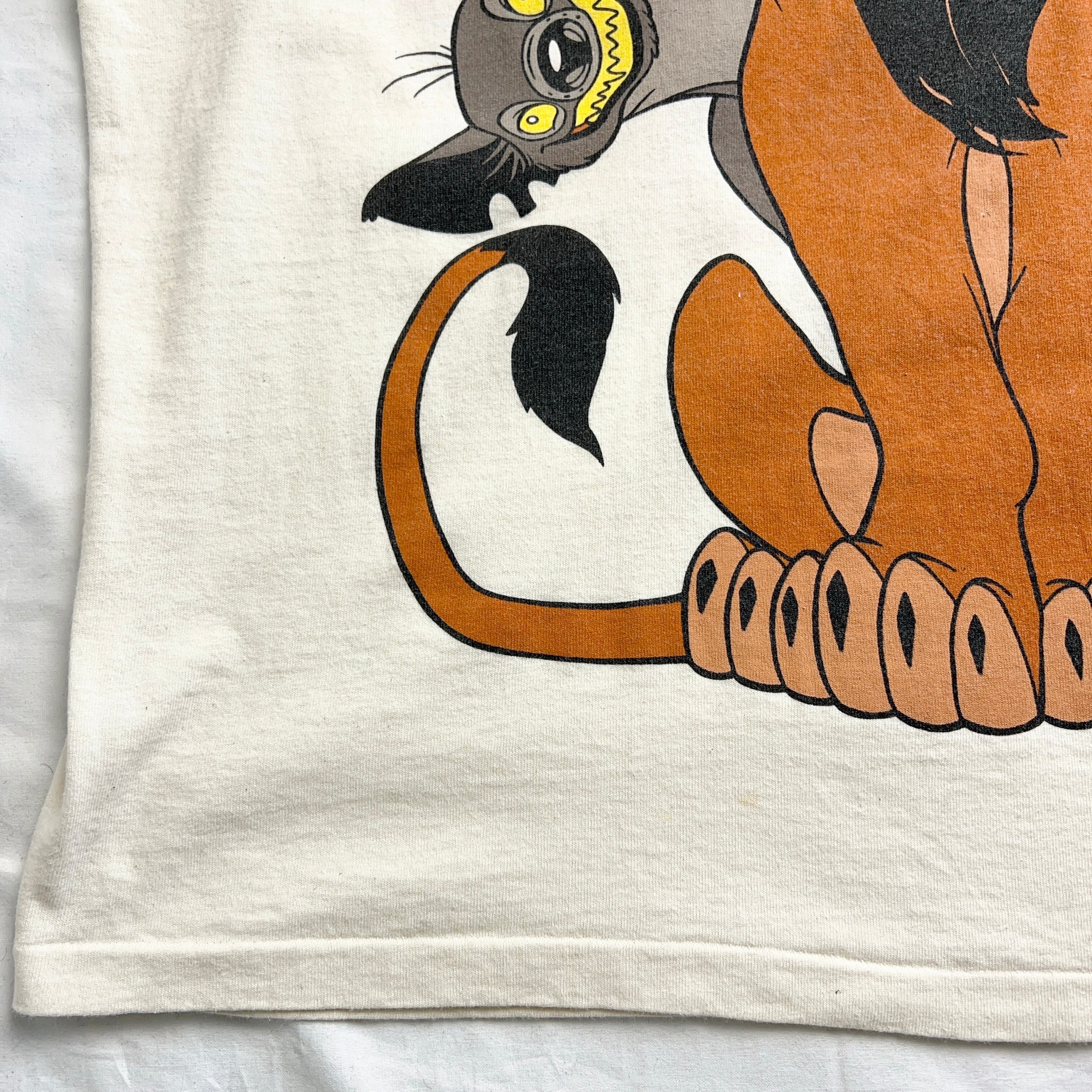 90's Disney LION KING Villains Scar Shenzi Banzai Ed Tshirt 90年代