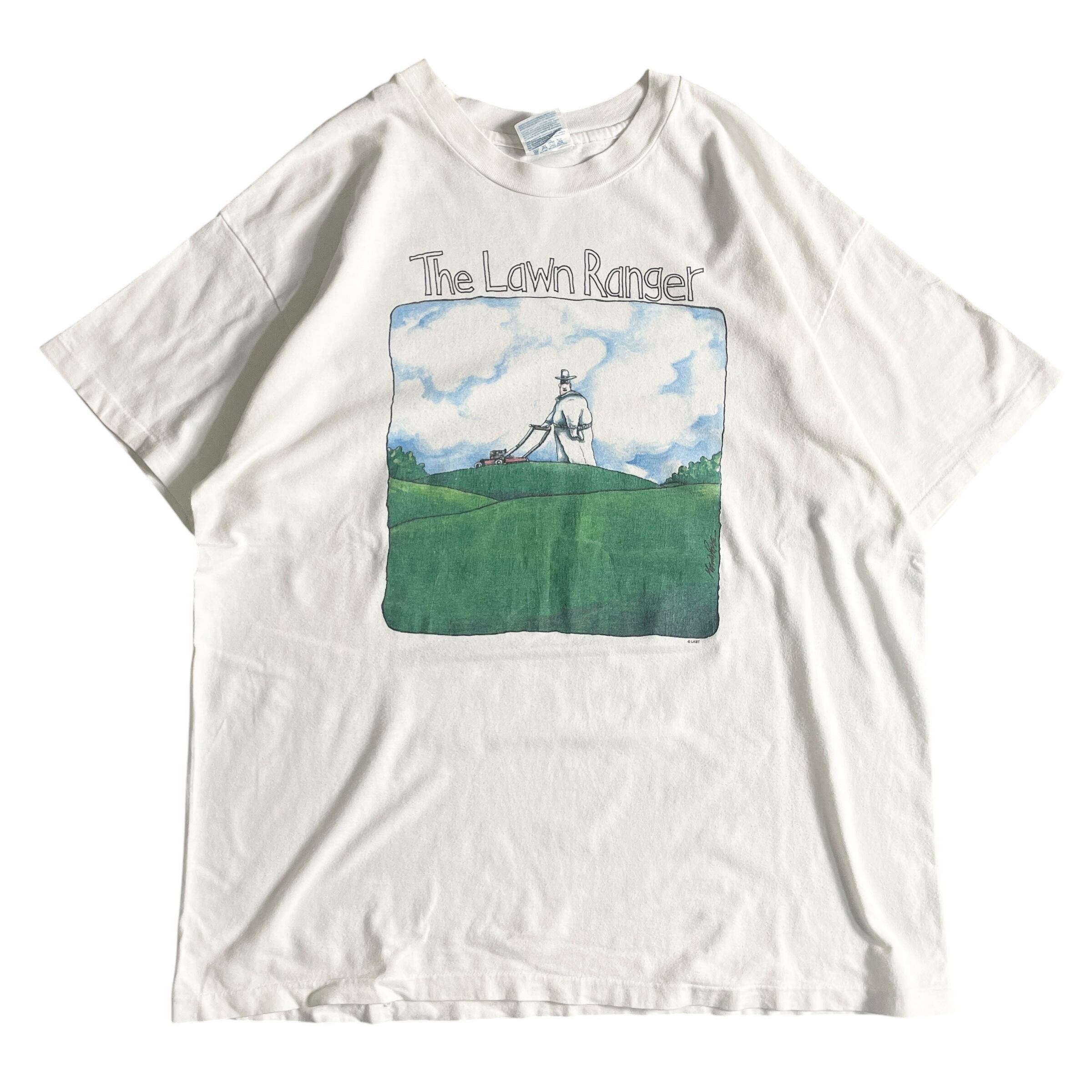 90s USA製 The Lawn Ranger art アート T-shirt