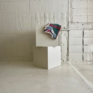 old quilt vest “crimson jewel”(type A)