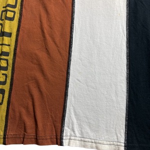 Jean Paul GAULTIER HOMME logo stripe pullover