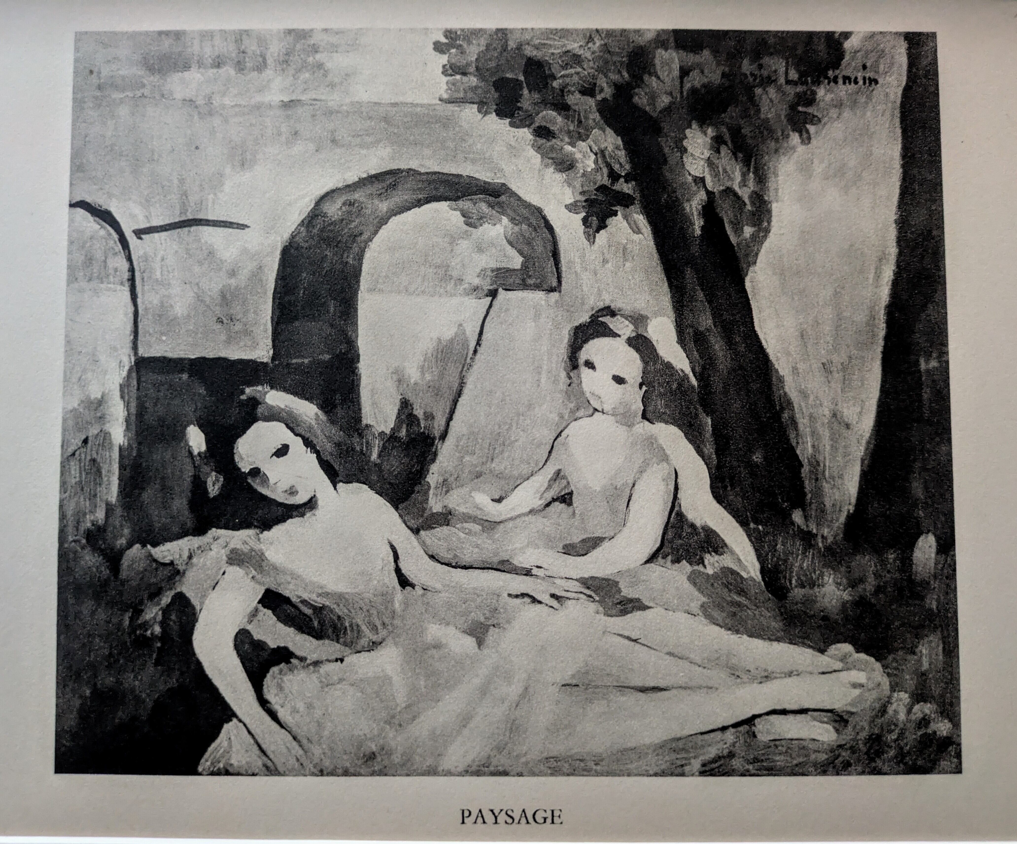 J藤田嗣治のオリジナル木版画・1925年製作 本物保証 【公式通販】