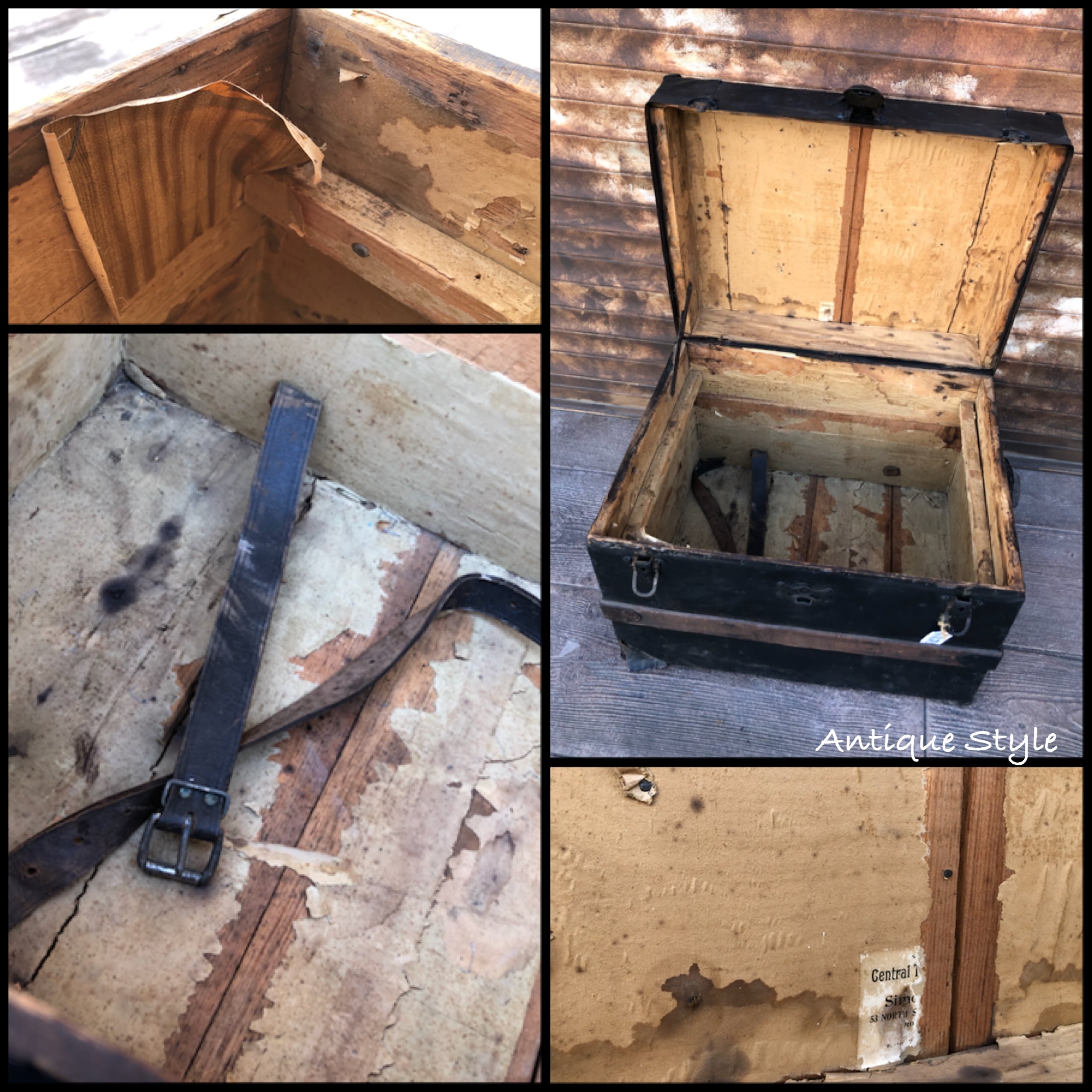 スチーマーボックス 木製 オールド ウッドボックス 木箱 アメリカ