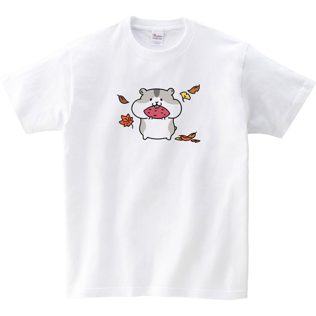 ハムスター 食欲の秋 Tシャツ am92 さつまいも かわいい ハム イラスト
