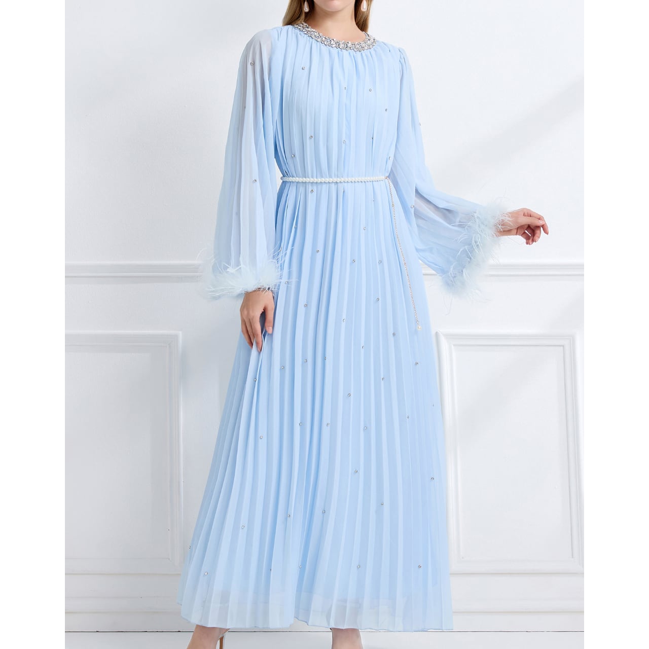 セレーネフェザーワンピース L1971