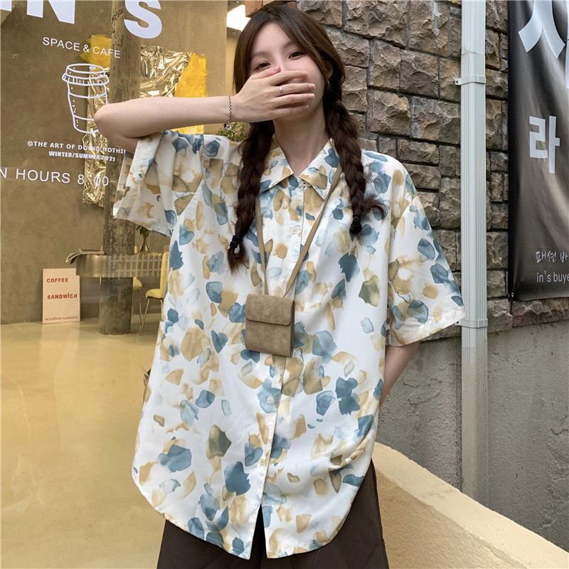 スタイルルーズスリムトップス レディースサマーカジュアルシャツ 夏物 YY-ファッション87339108800