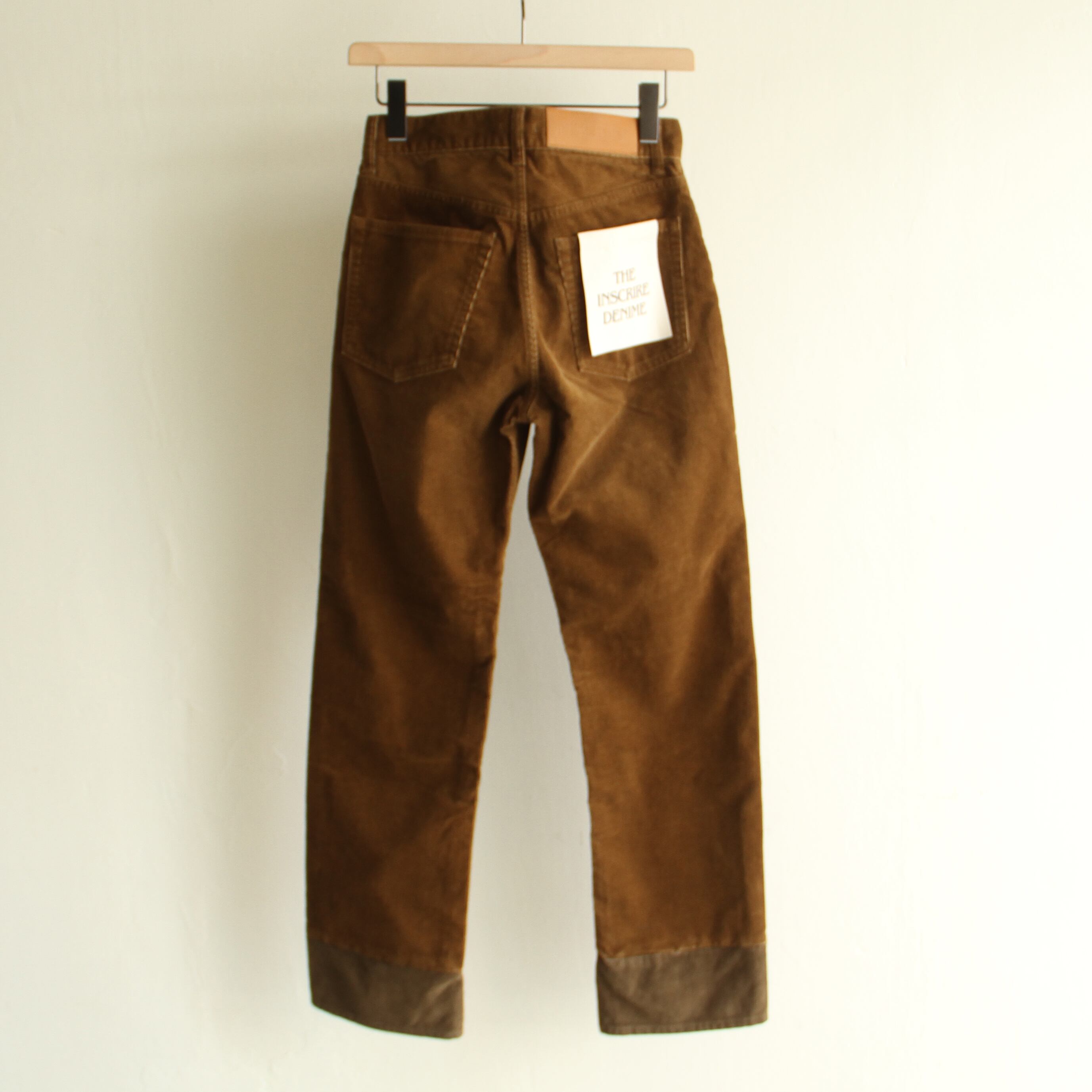 INSCRIRE【 womens 】 Corduroy patch straight | Terminal