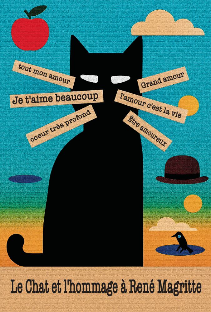Le Chat/George Bayer「Le Homage to Rene Magritte 1/3」