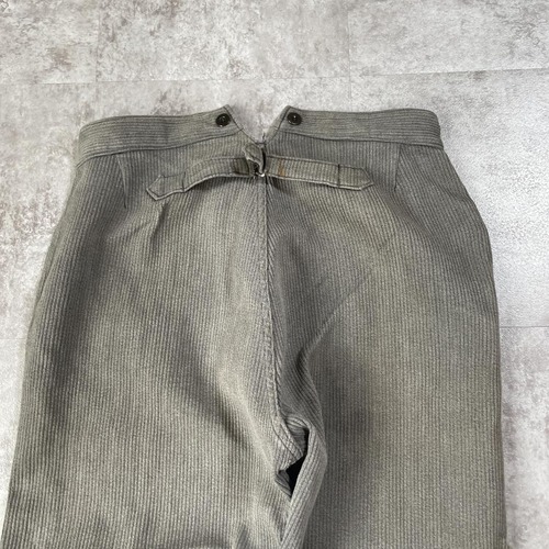 30-40s Savo ファーマーズ 針式シンチ コットンピケ グレー W32 詳細写真14