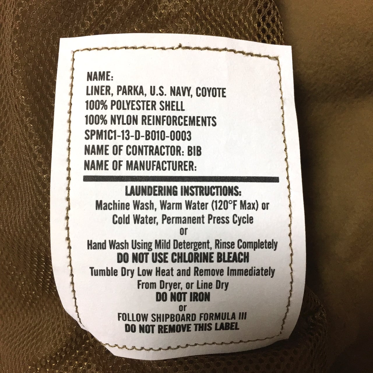 米軍実物 US NAVY NWU フリースジャケット コヨーテ Deadstock | hab