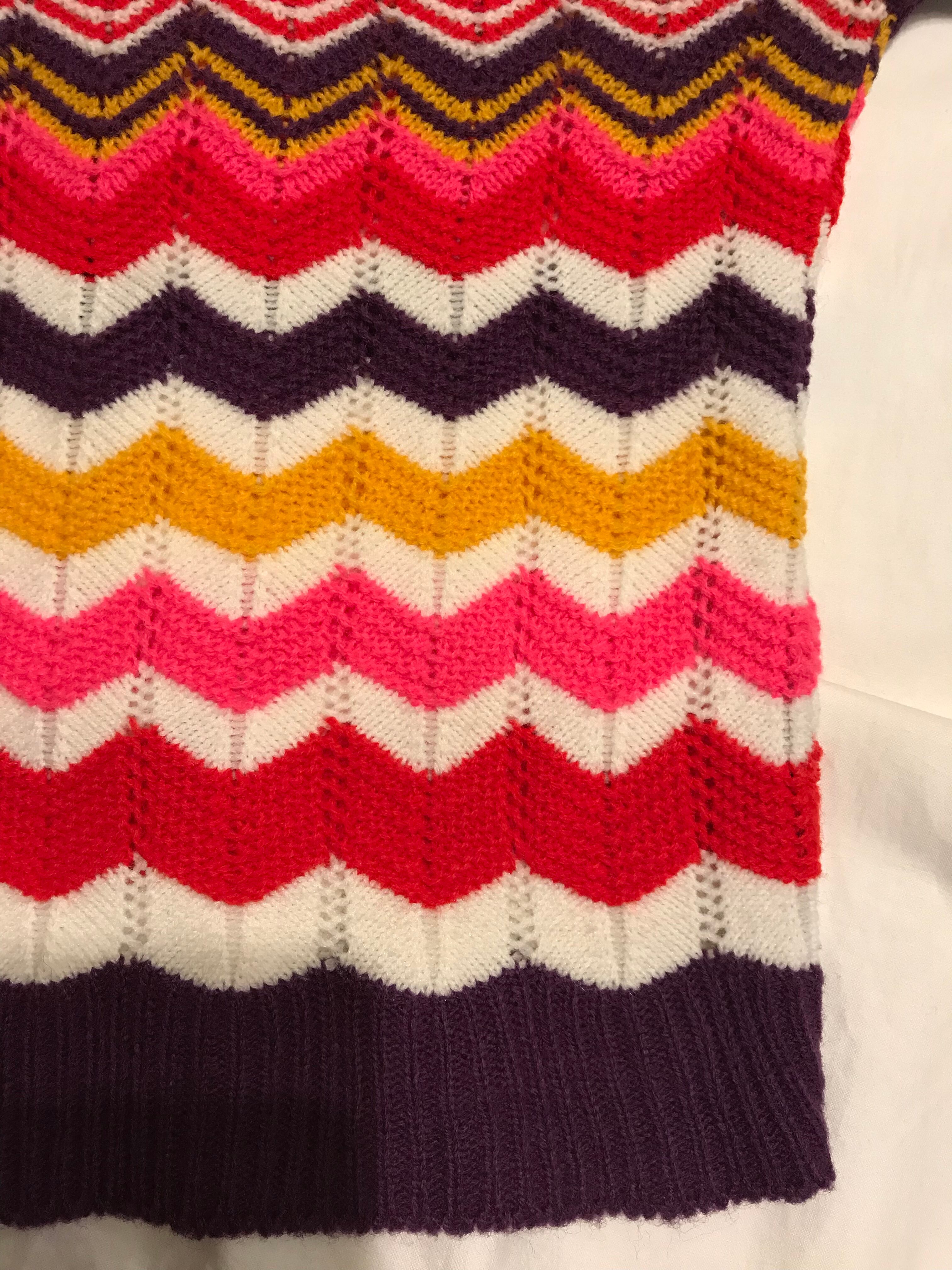 us vintage 70s summer knit.