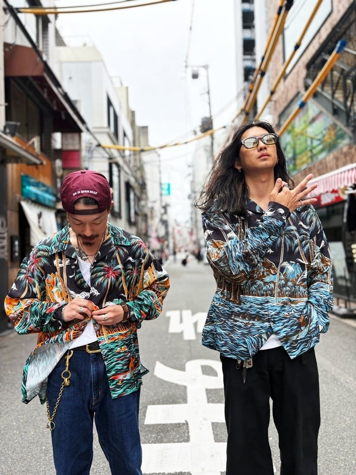 GOOD HELLER / HAWAIIAN RAYON L/S SHIRT / 長袖アロハシャツ / GH