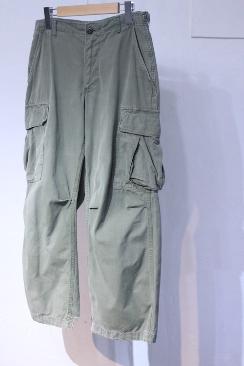 60s (1969) US ARMY Jungle Fatigue Pants 5th Ripstop Poplin "NAM戦"