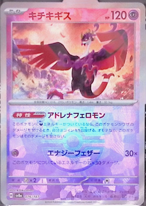 キチキギス マスターボールミラー sv8a 076/187