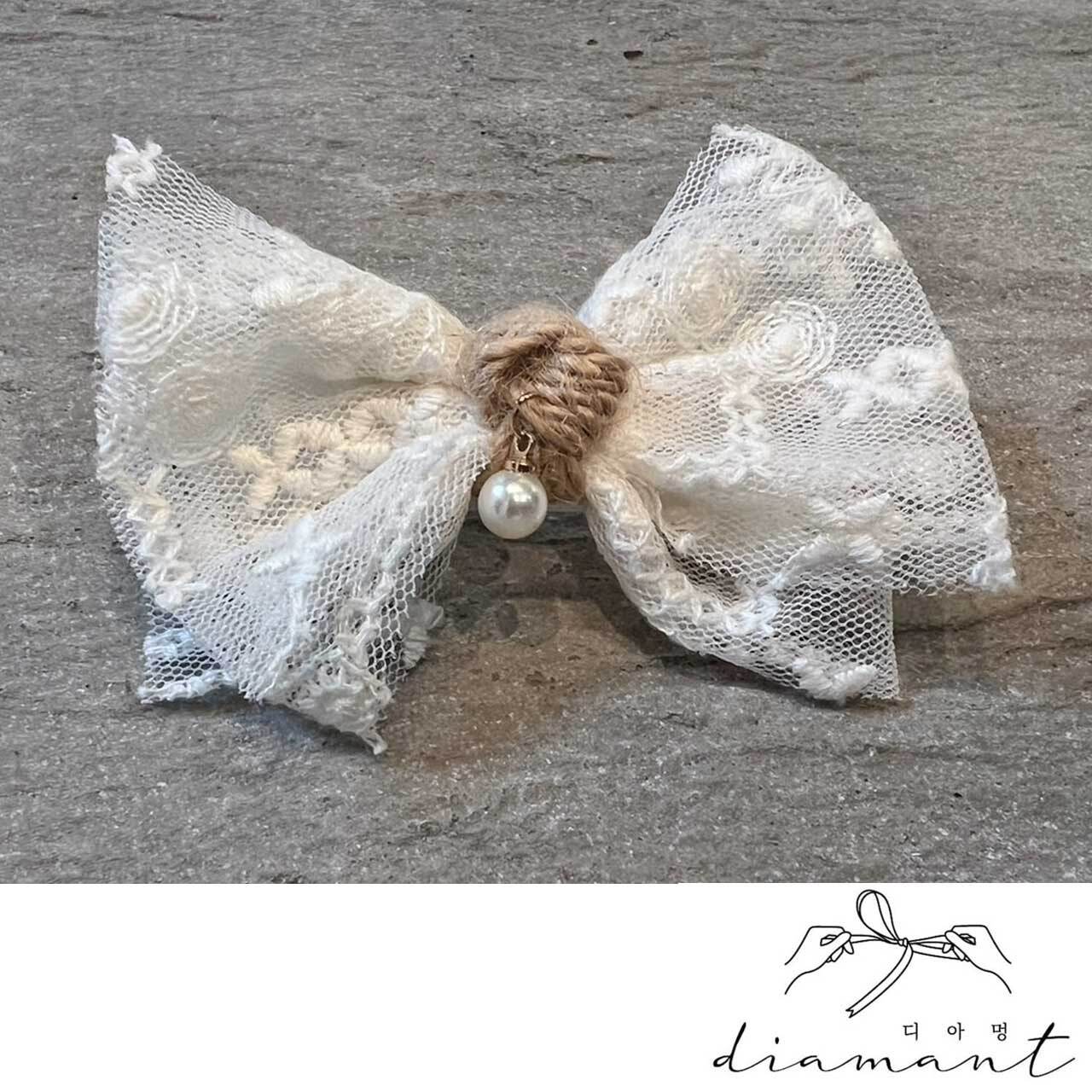 diamant＊no.02 디아멍 アンティークレース ヘアピン