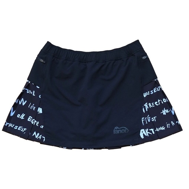 ranor(ラナー) MHLG PLEATS SKIRT BLACK
