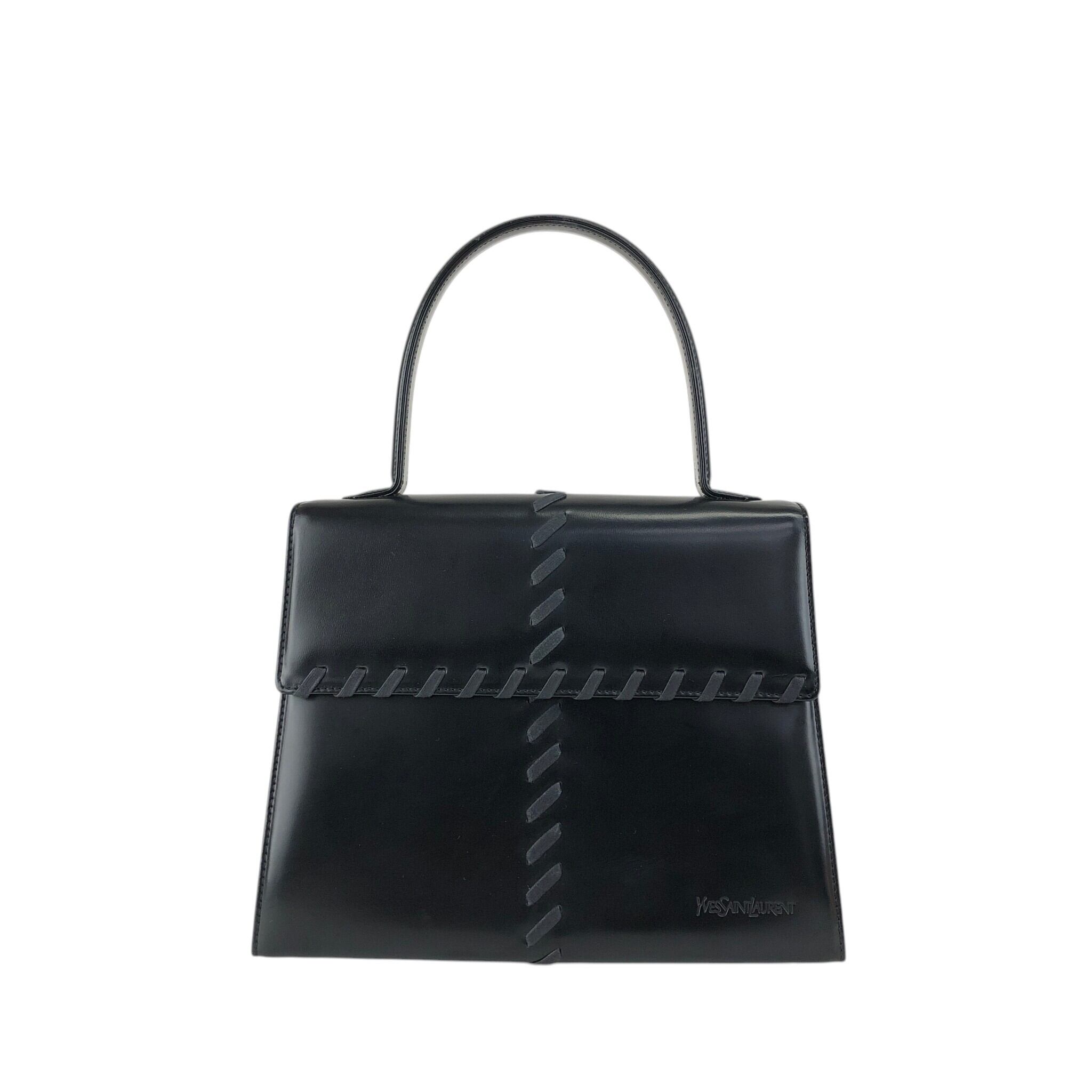Yves Saint Laurent イヴ・サンローラン ハンドバッグ ブラック