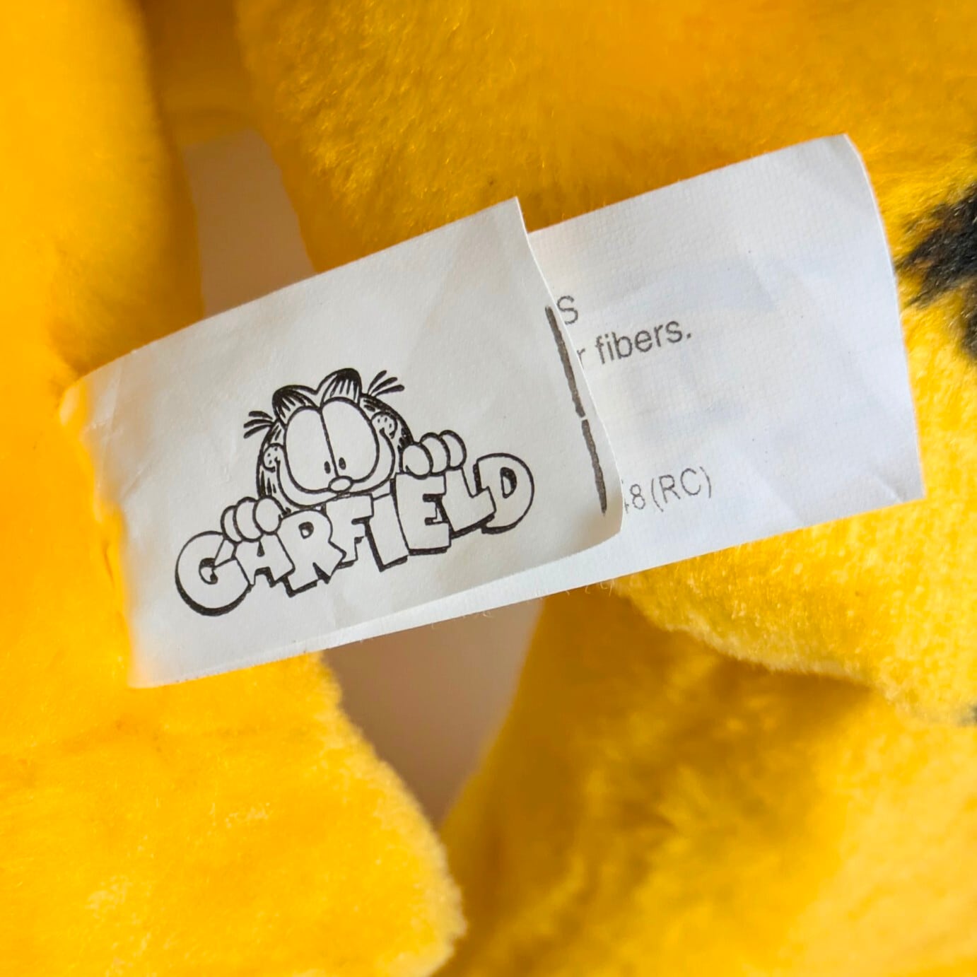 ☆ VINTAGE 90'☆【 Garfield ( ガーフィールド ) 】『 ガーフィールド 』ぬいぐるみ プラッシュ plush 1980年代年製 〚アメリカン雑貨 アメトイ〛