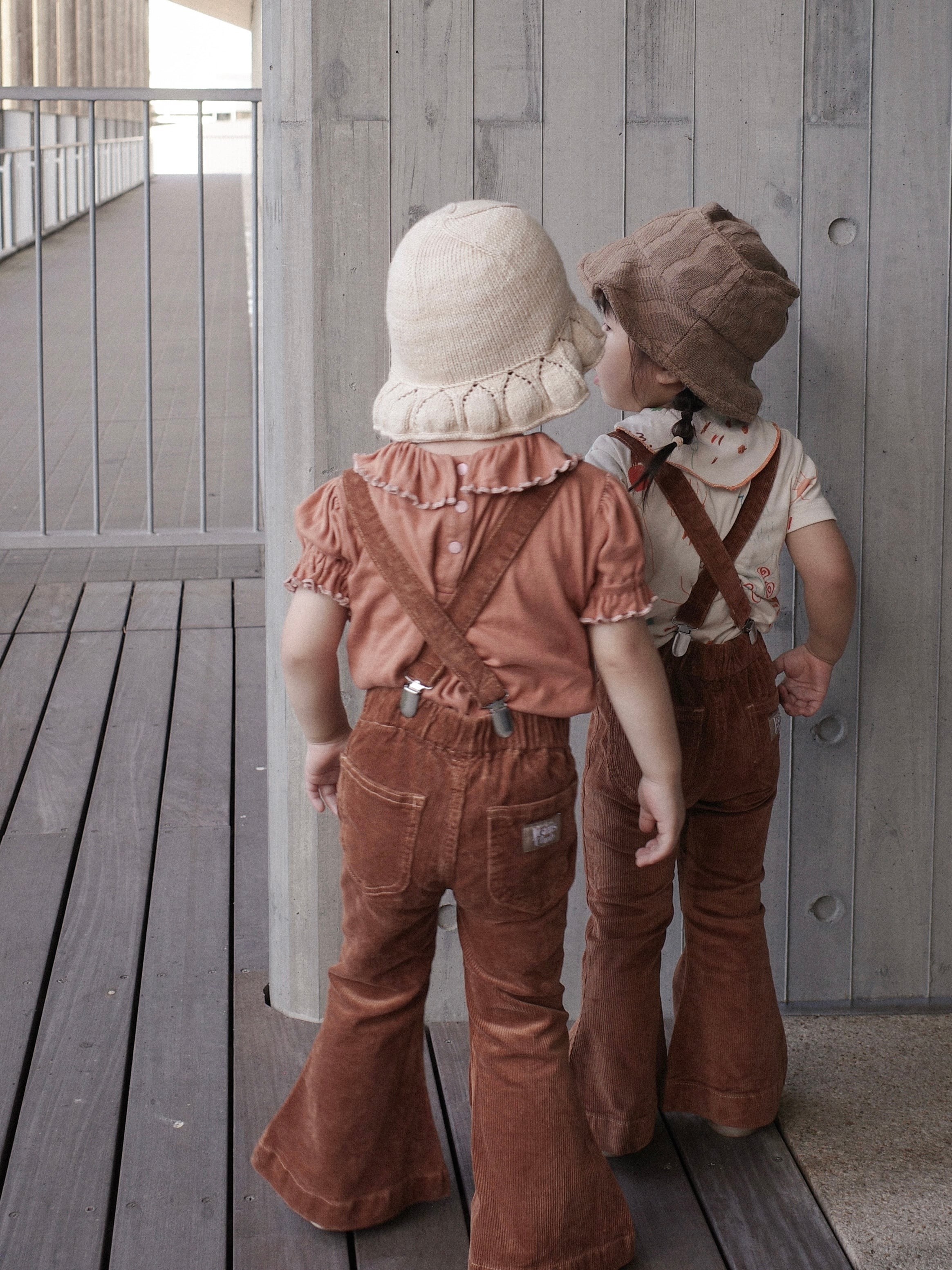 【即納/送料無料】twin collective / Farrah Flare Jean - Whisky Cord-