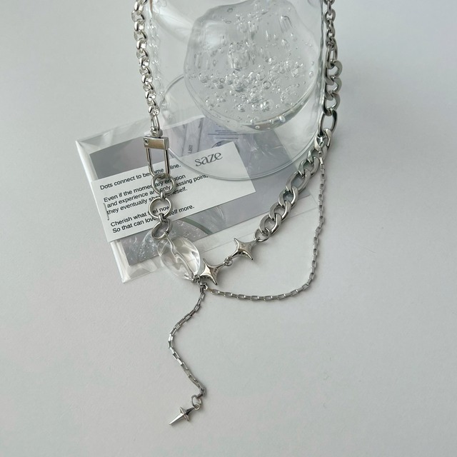 ［再販なし］twinkle stone necklace