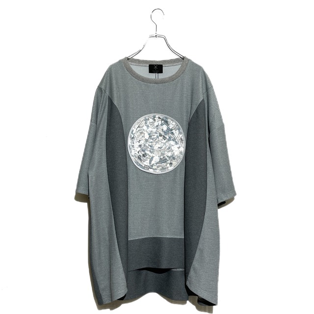 Curve-T-shirts ◯ (grey)