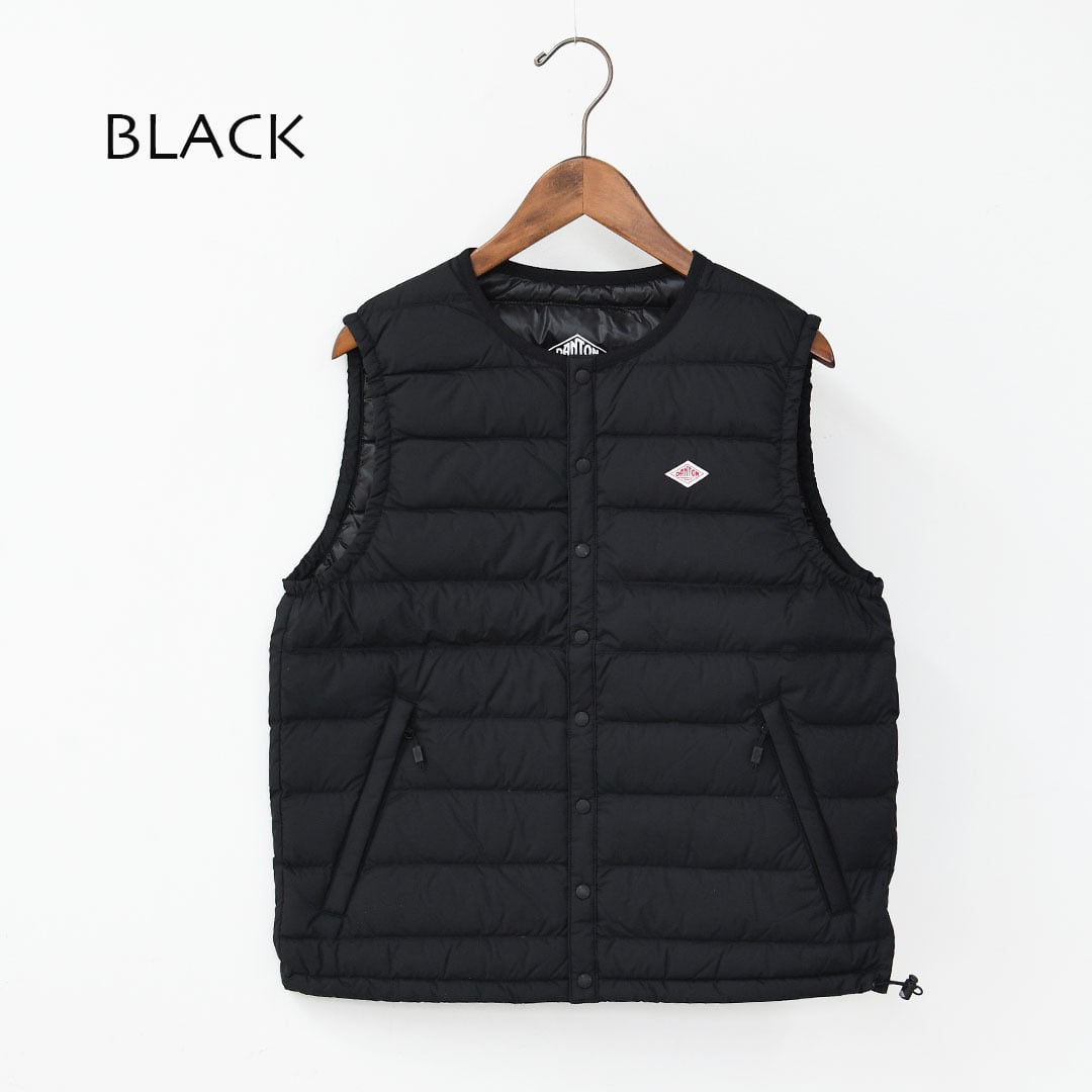DANTON [ダントン] W CREWNECK INNER DOWN VEST [DT-A0002RRT] クルー