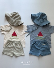 【取寄/韓国直送】Aosta 26/SM スイカTシャツ｜夏服｜韓国子供服