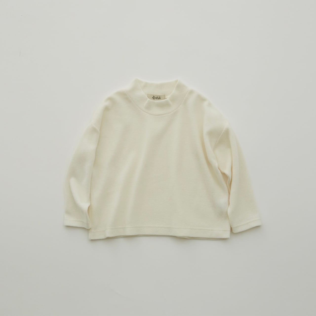 eLfinFolk(エルフィンフォルク)/ Fluffy mock neck pullover / ivory / 80-130cm