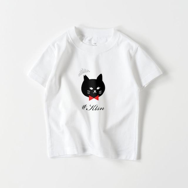 #KTSN×kaco 黒猫キッズＴシャツ