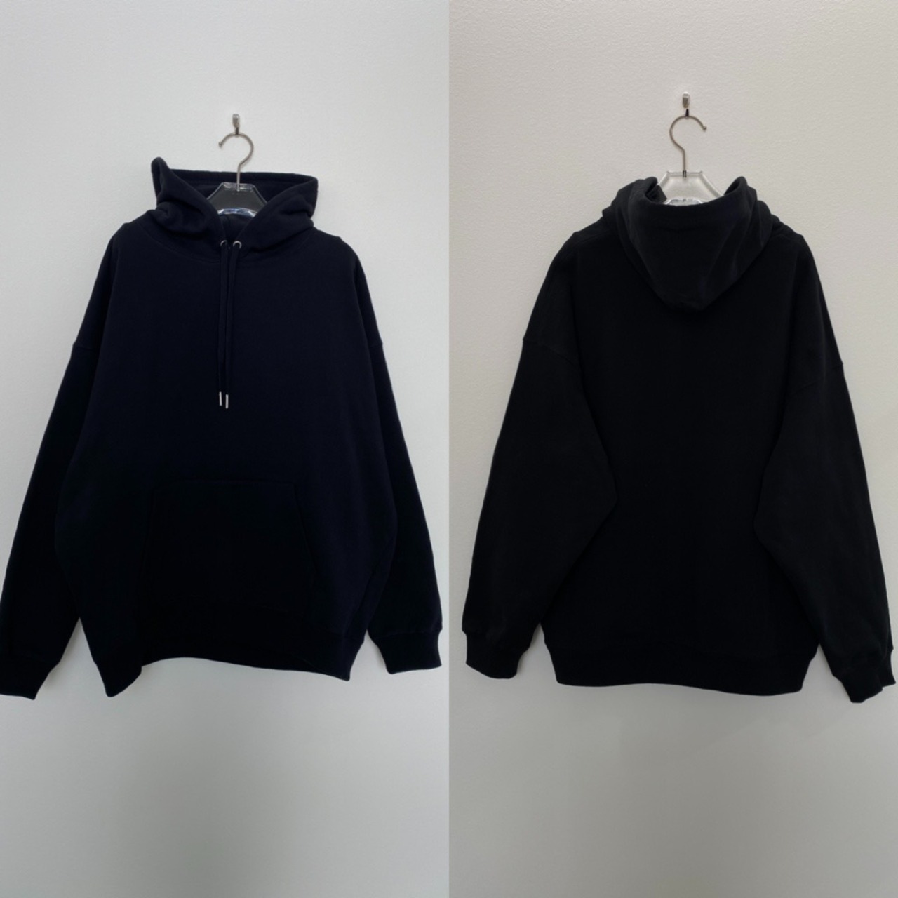 フーディーUSコットンBIGスウェットPO/ブラック