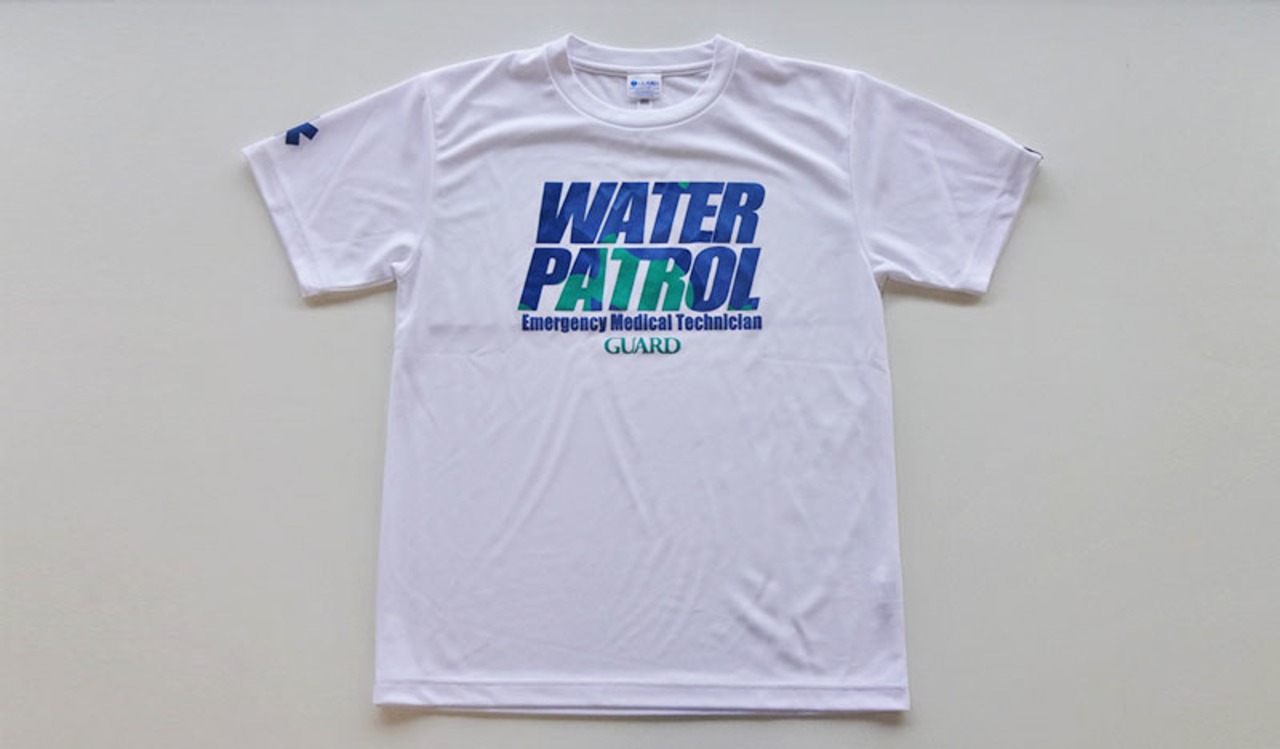 GUARD ガード WATERPATROLデザイン 速乾ポリエステル素材 DRY Tシャツ S-233