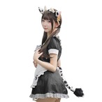 予約 コスプレ小物 アニマル耳カチューシャ＋尻尾セット ライオン ウシ キリン 動物 どうぶつ 仮装 学園祭 ハロウィン パーティー イベント 文化祭 男女兼用 かわいい 面白い コスチューム アクセサリー 小物 セットアップ k15010