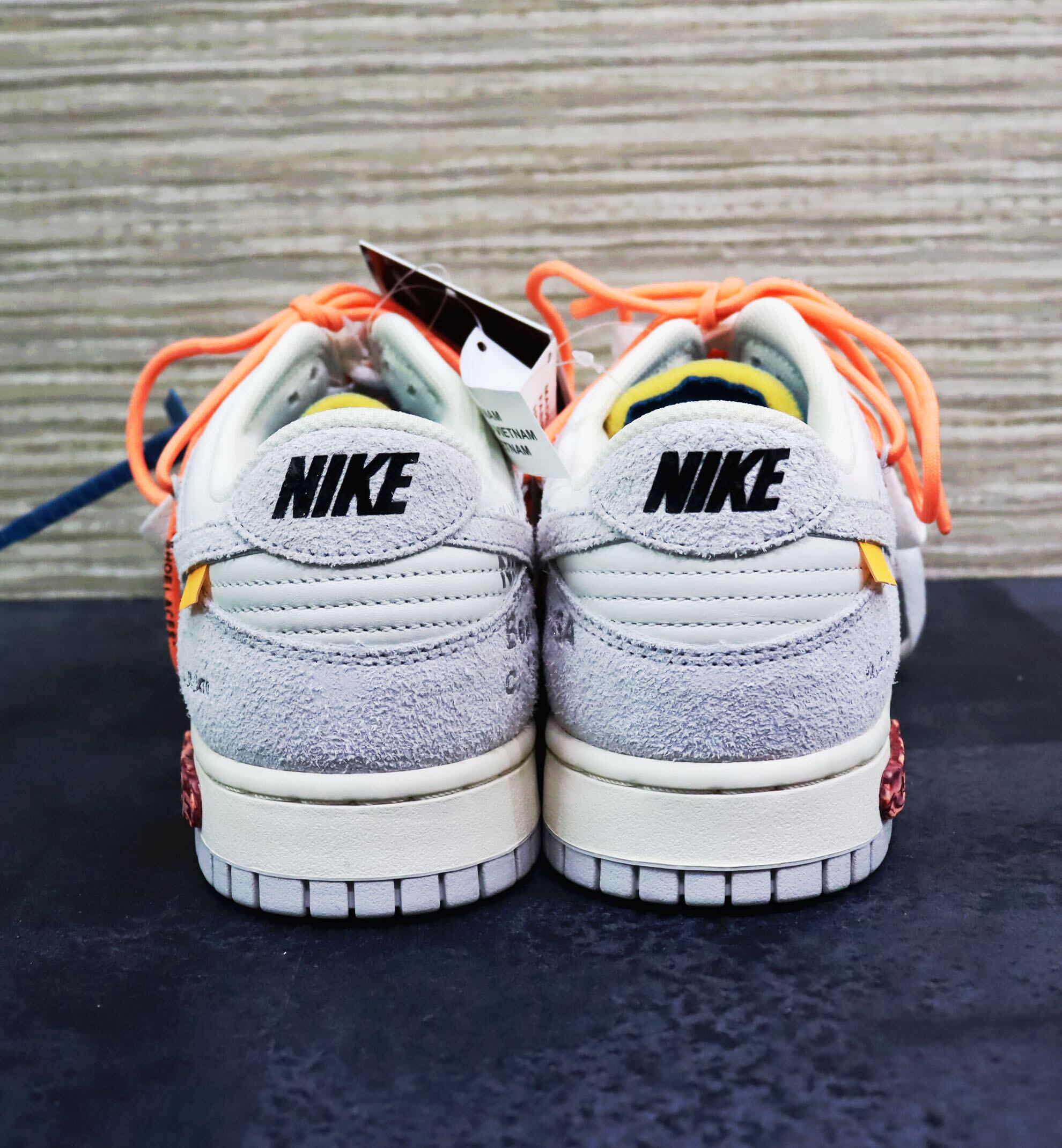 NIKE OFF-WHITE DUNK LOW 28cm オフホワイト本体箱納品書