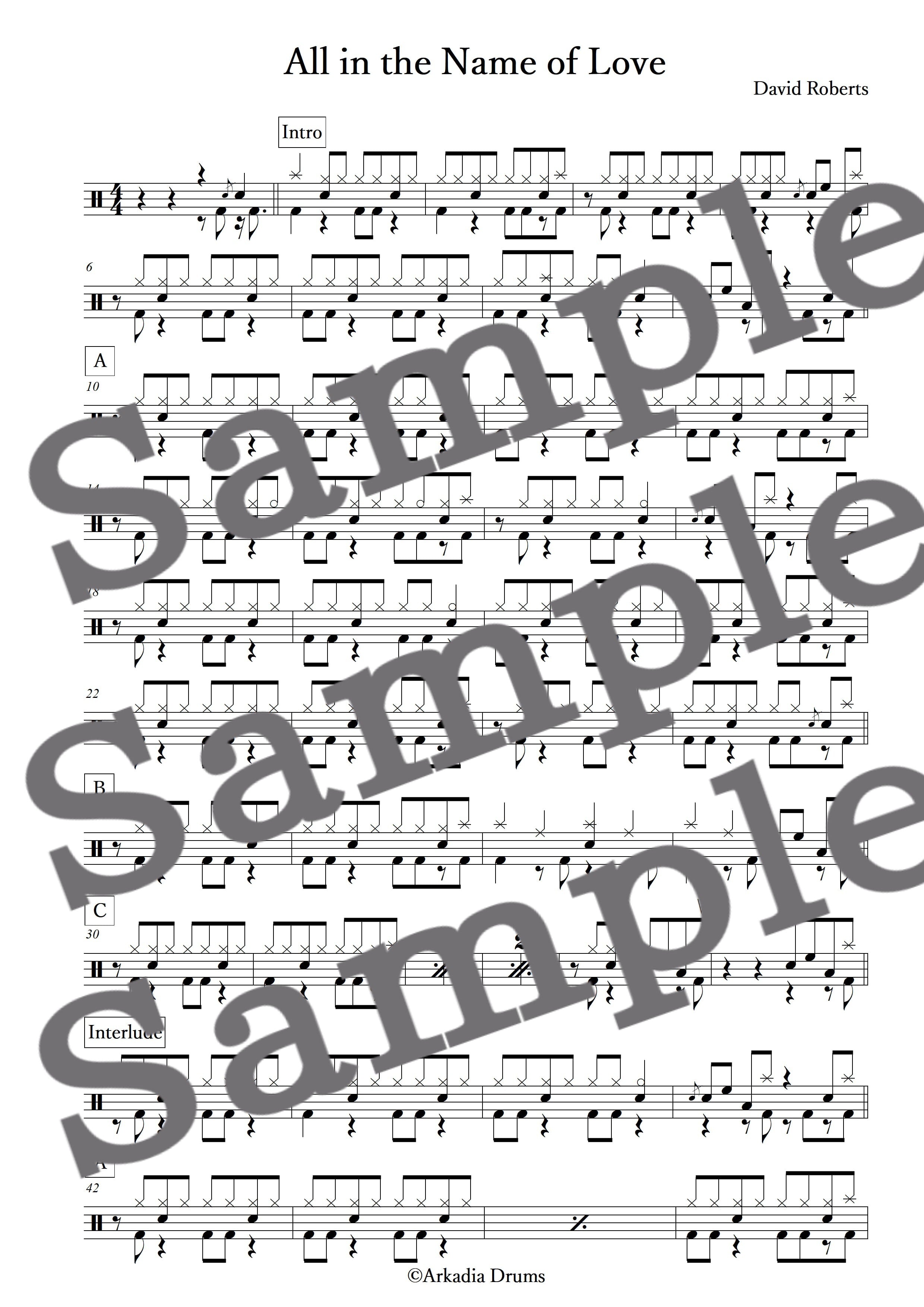 All in the Name of Love(David Roberts)