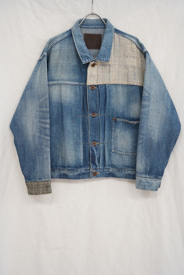 T.T / LOT.703 DENIM JACKET C.1920'S(TSUCHIYA ORIMONO-SHO×T.T)