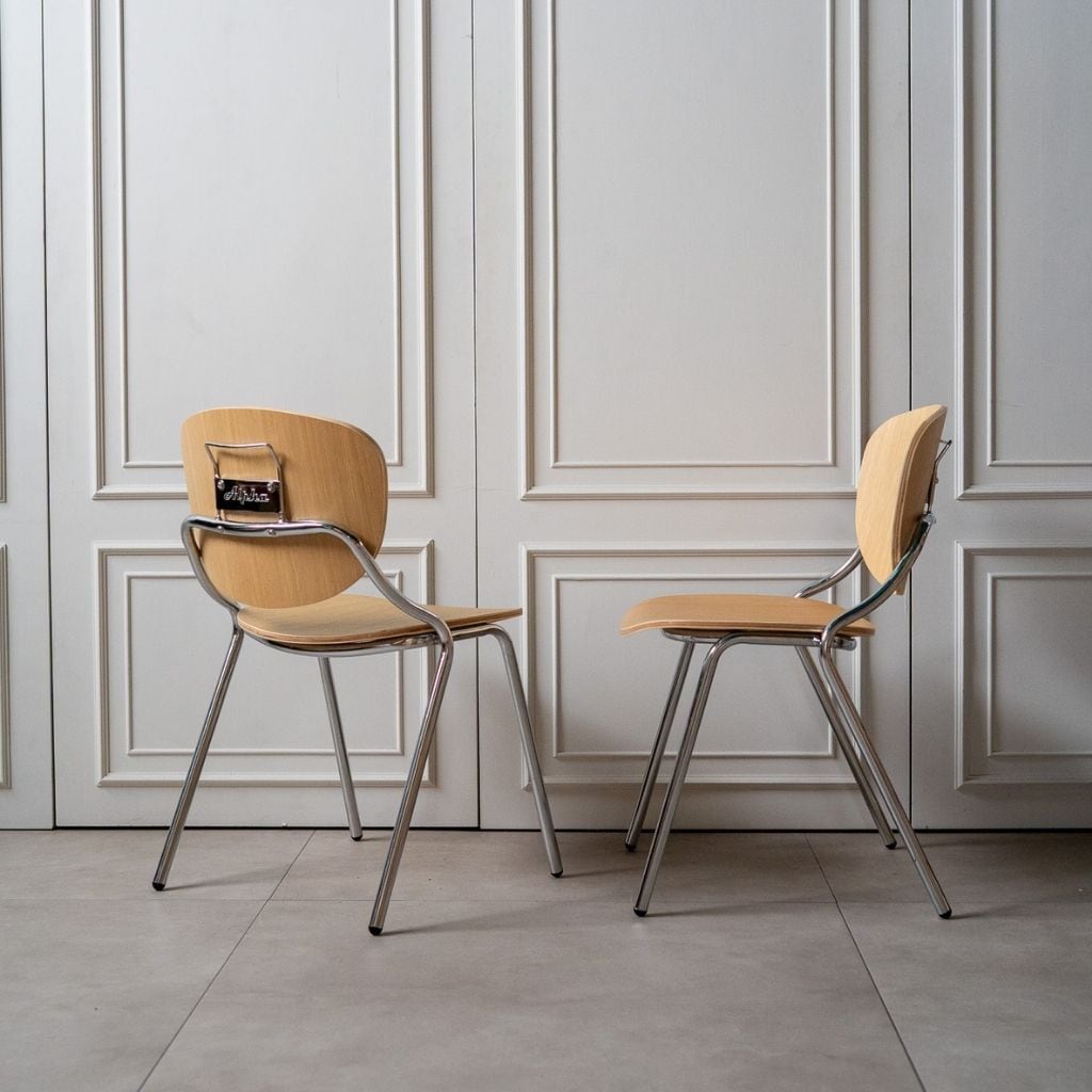 Alpha Chair Natural 2pcs / アルファチェア ナチュラル 2脚セット