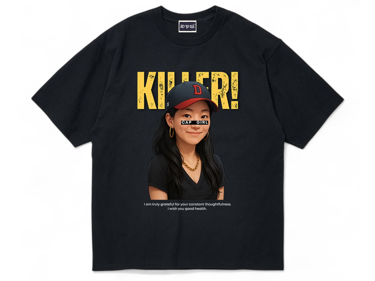 Killer!　S/S Tee / BLACK　日本製