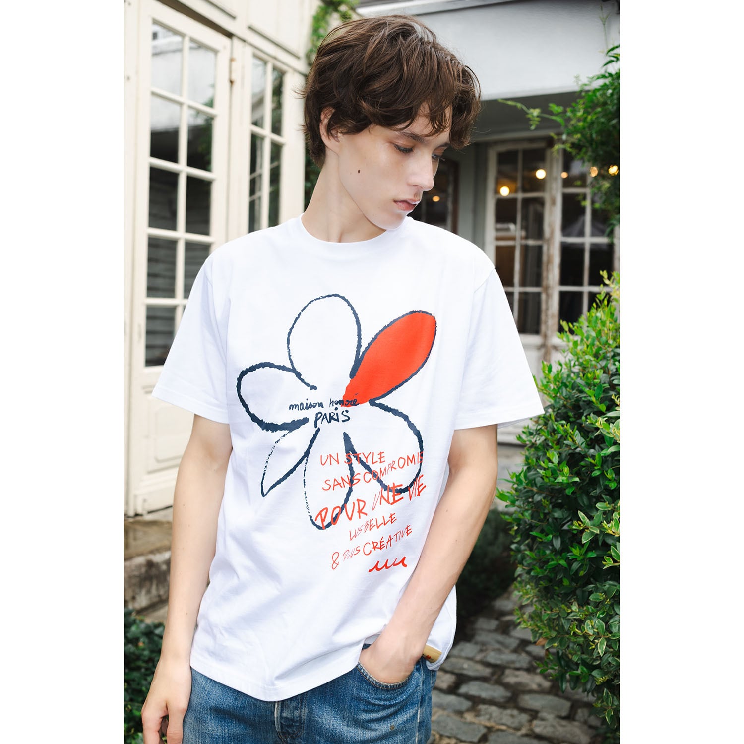 【美品】MAISON HONORE メゾンオノレ Tシャツ Lサイズ MAISON HONORE PARIS (メゾンオノレ)｜Florent & Concept T-Shirt