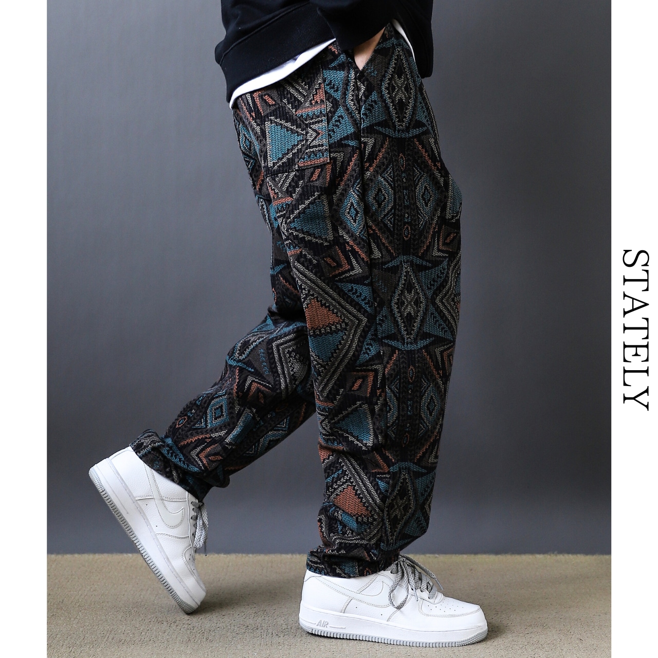 Ethnic Pattern Loose Pants_B60・画像2