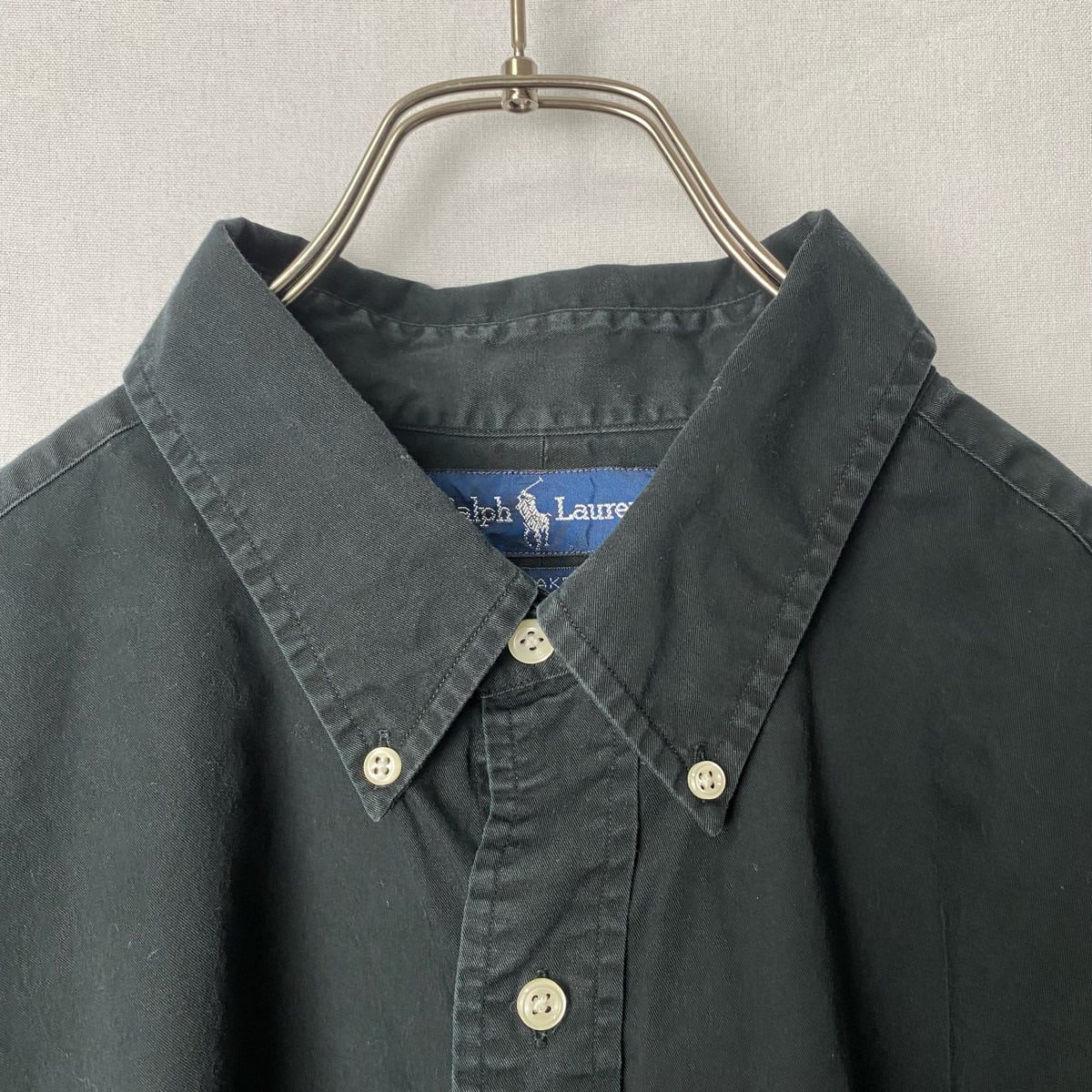 90´s Ralph Lauren ラルフローレン BDシャツ ブラック-