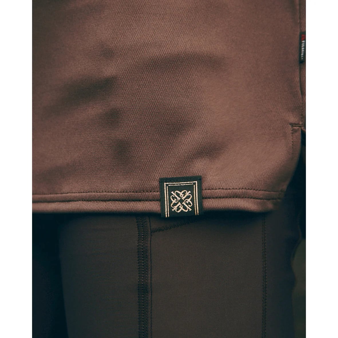 charbon / POLARTEC POWER DRY SLEEVELESS T-SHIRTS (OVAL LOGO BROWN