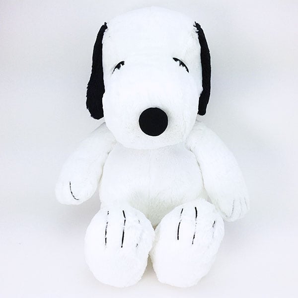 スヌーピー ぬいぐるみ L ブラック ハグハグ | キャラクターグッズの