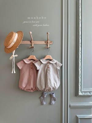 送料無料【予約】check suit /monbebe