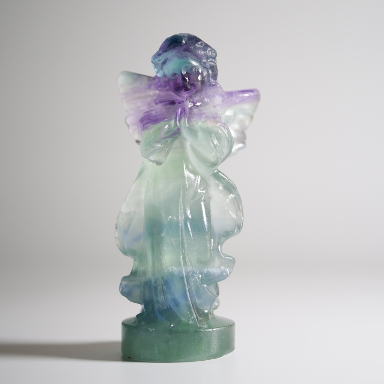 フローライト【エンジェル 天使】/ 彫刻