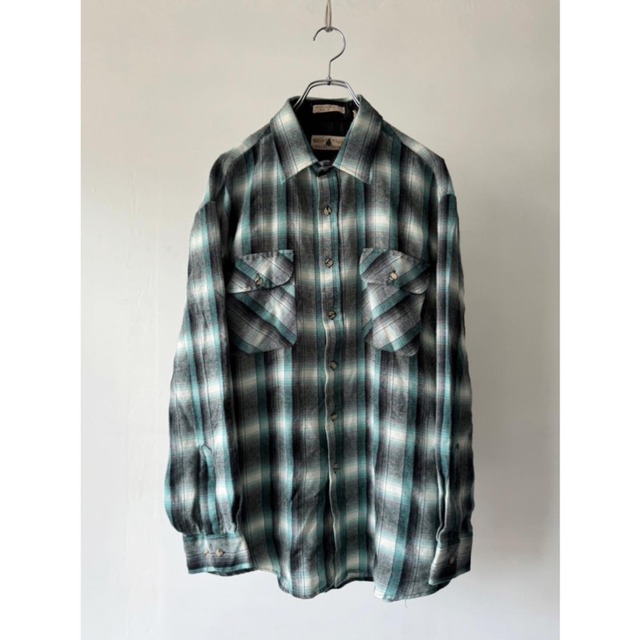 -north west- light blue shadow check shirt