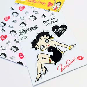 ✨️みんなメロメロ♡✨️送料無料！【 Betty Boop（ベティブープ） 】 STICKER（ステッカー）/ シール / ベティちゃん　〚アメリカン雑貨 アメトイ〛