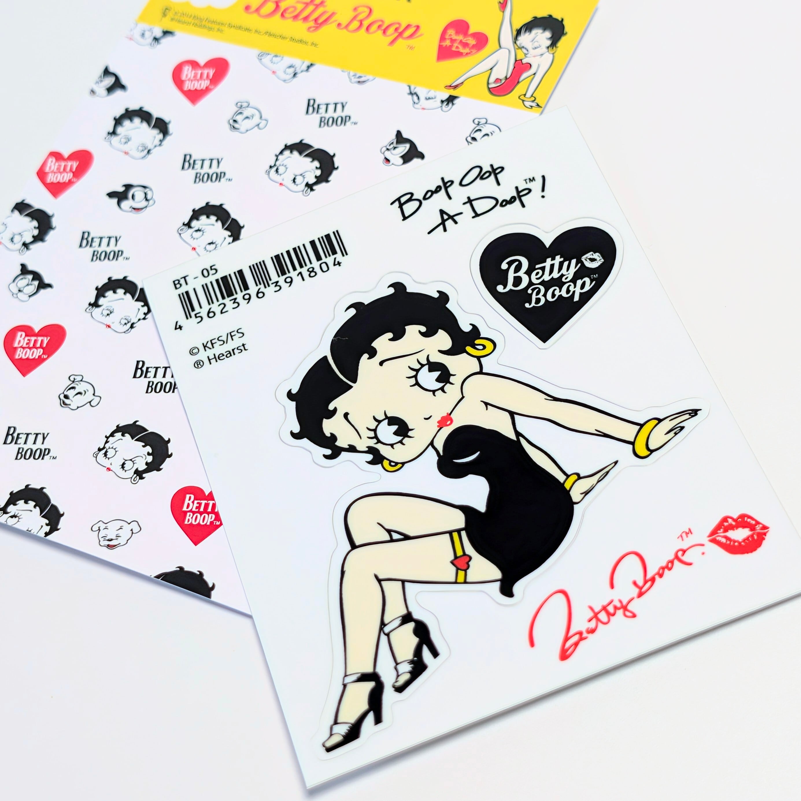 ✨️みんなメロメロ♡✨️送料無料！【 Betty Boop（ベティブープ） 】 STICKER（ステッカー）/ シール / ベティちゃん　〚アメリカン雑貨 アメトイ〛
