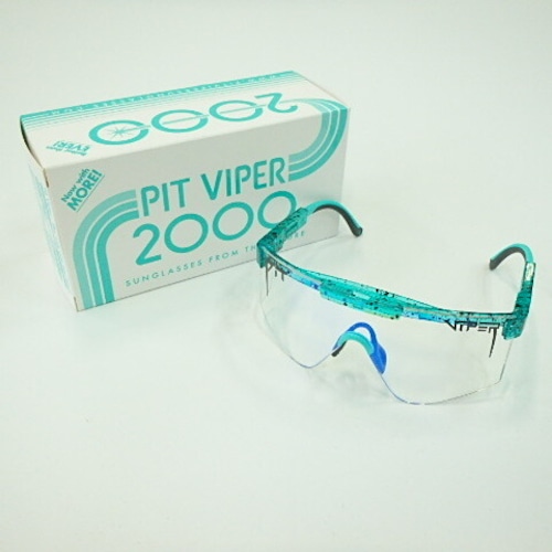 PIT VIPER：THE 2000'S/THE BAJA BLASTER/Blue Blocker lens/Clear Z87 Rated Lens