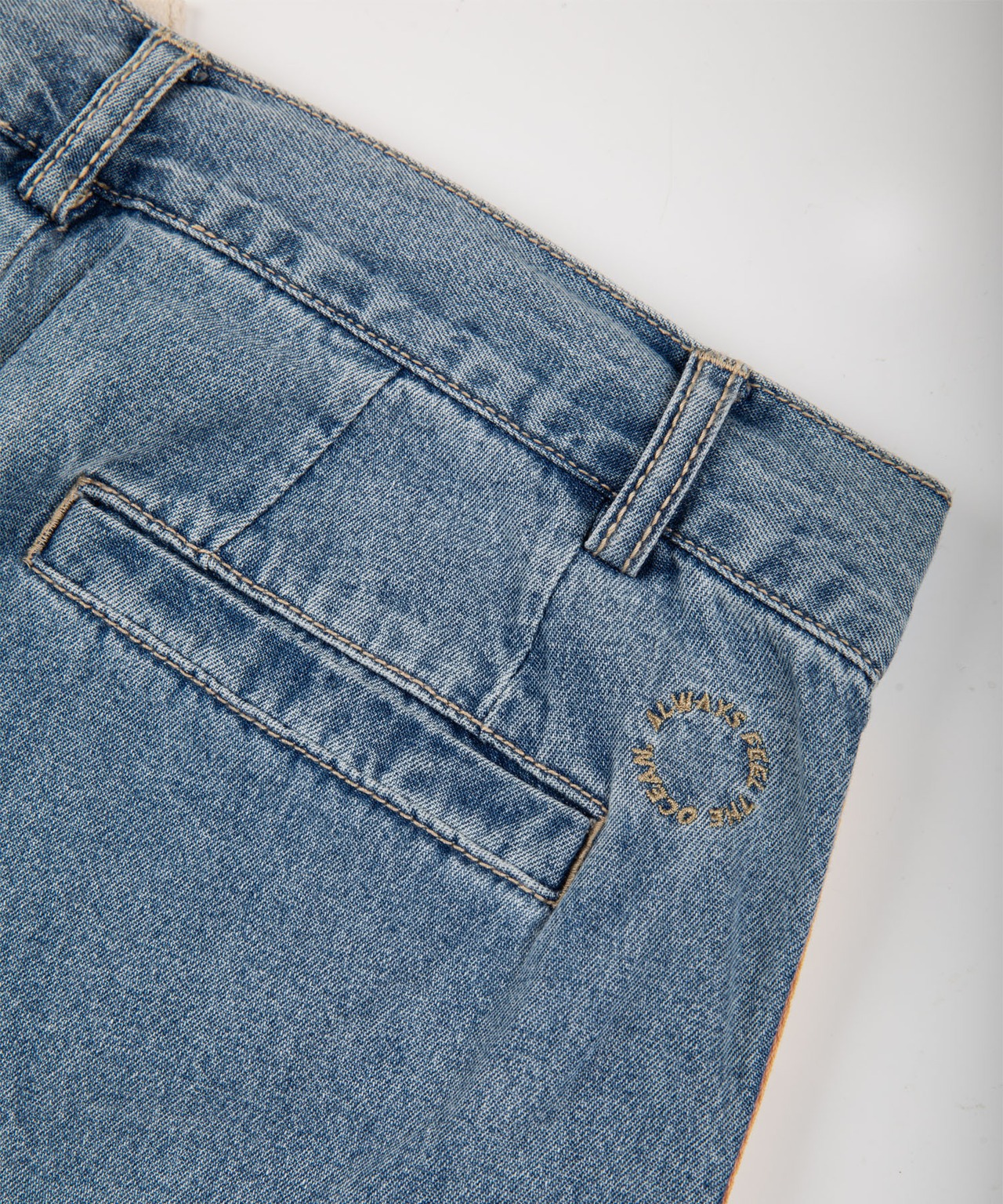 【SUNS】SIDE LINE VINTAGE WIDE DENIM PANTS［RSP005］