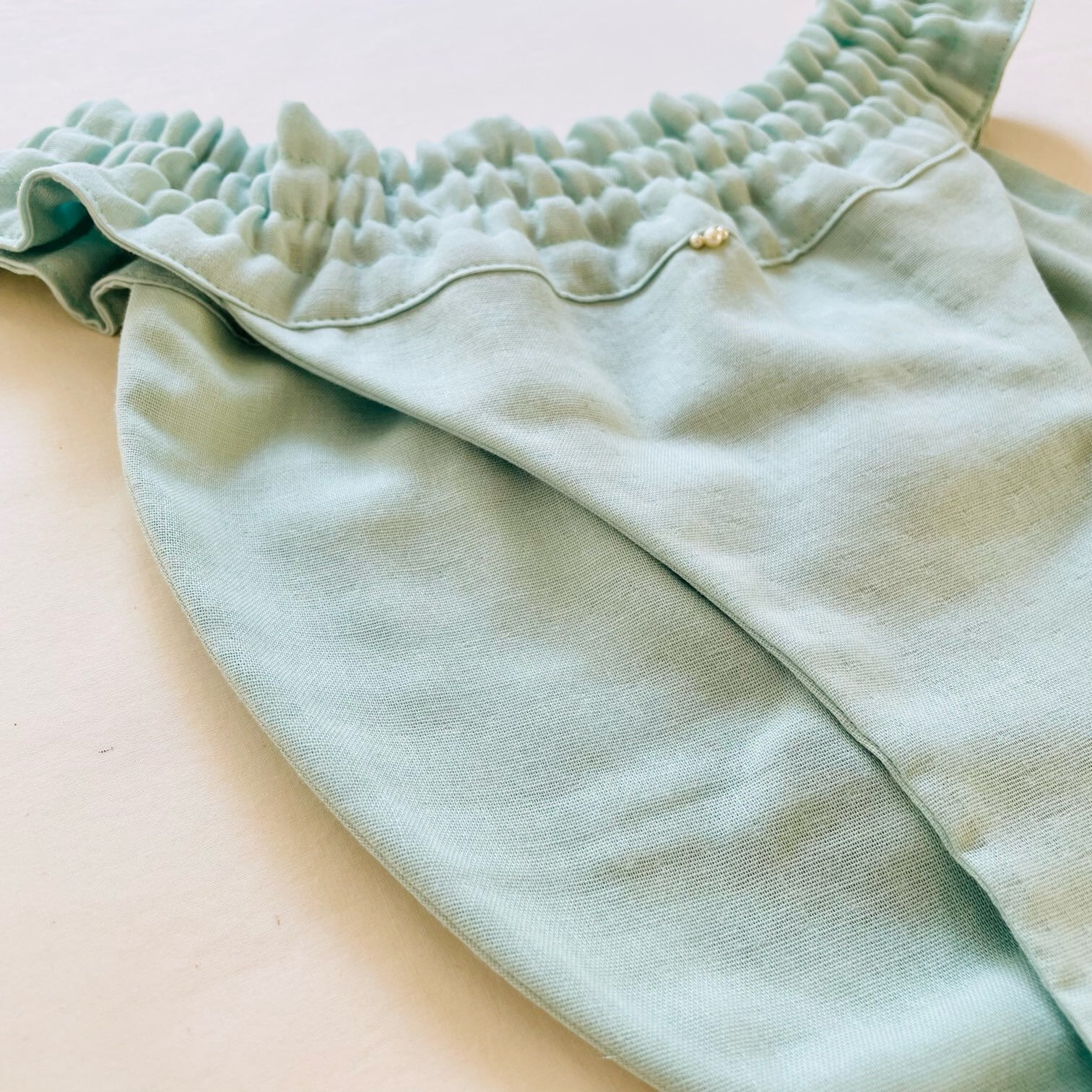 なかぽぽフンティ無地「アンティークミント」